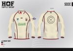 KIDS sccc long sleeve cream polo